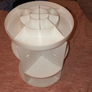 ROTATING MAKEUP ORGANIZER